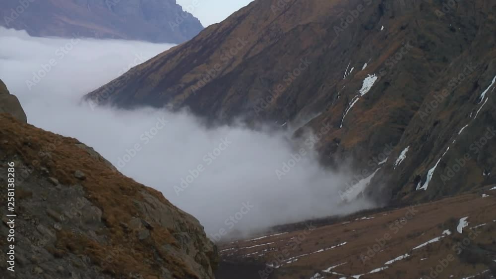 Caucasus. Gorge Midagrabin. Middle part. Caucasus. Gorge Midagrabin. Middle part.