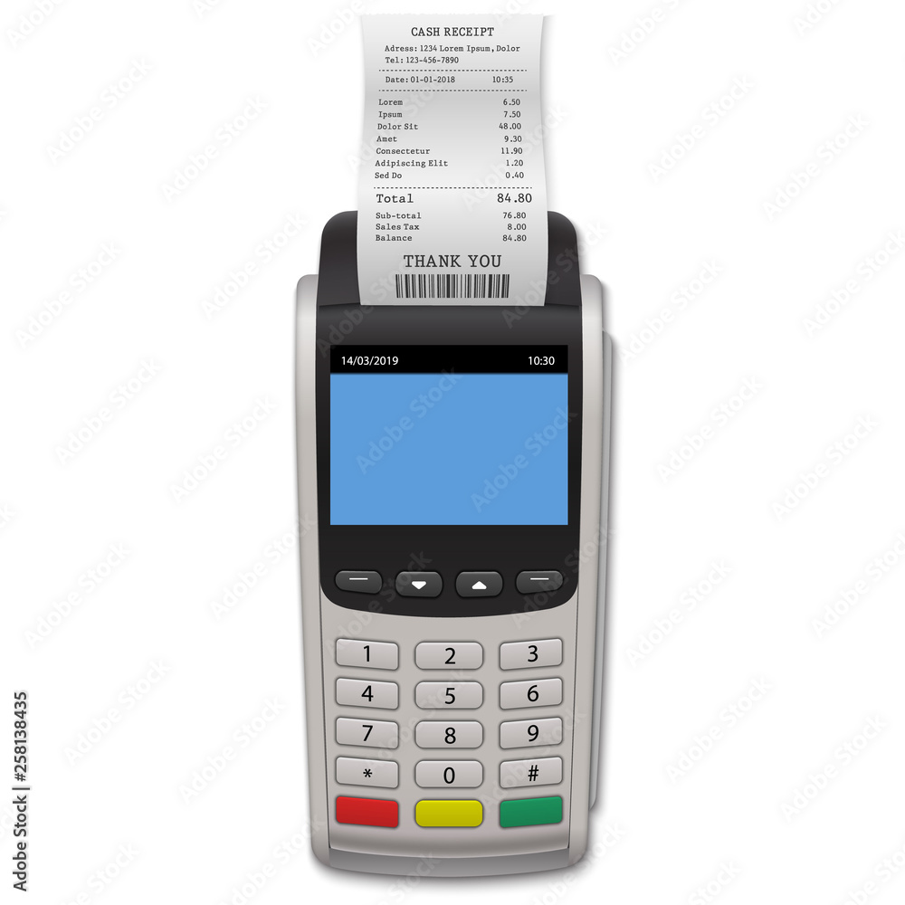 Realistic Payment Terminal Realistic Payment Terminal