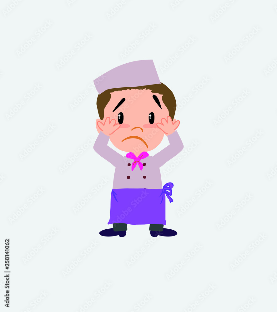 Chef, surprised. Chef, surprised.