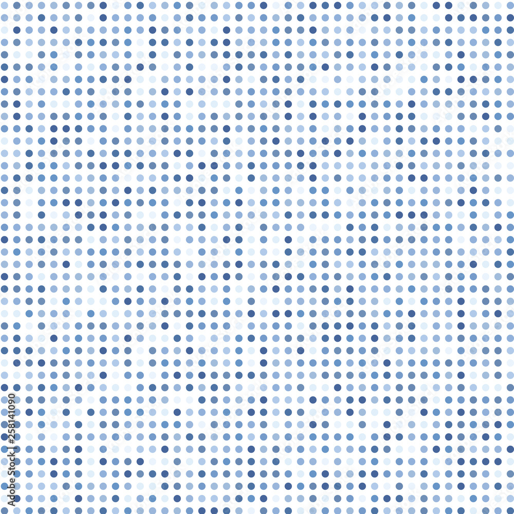 Blue points dots on white background Blue points dots on white background