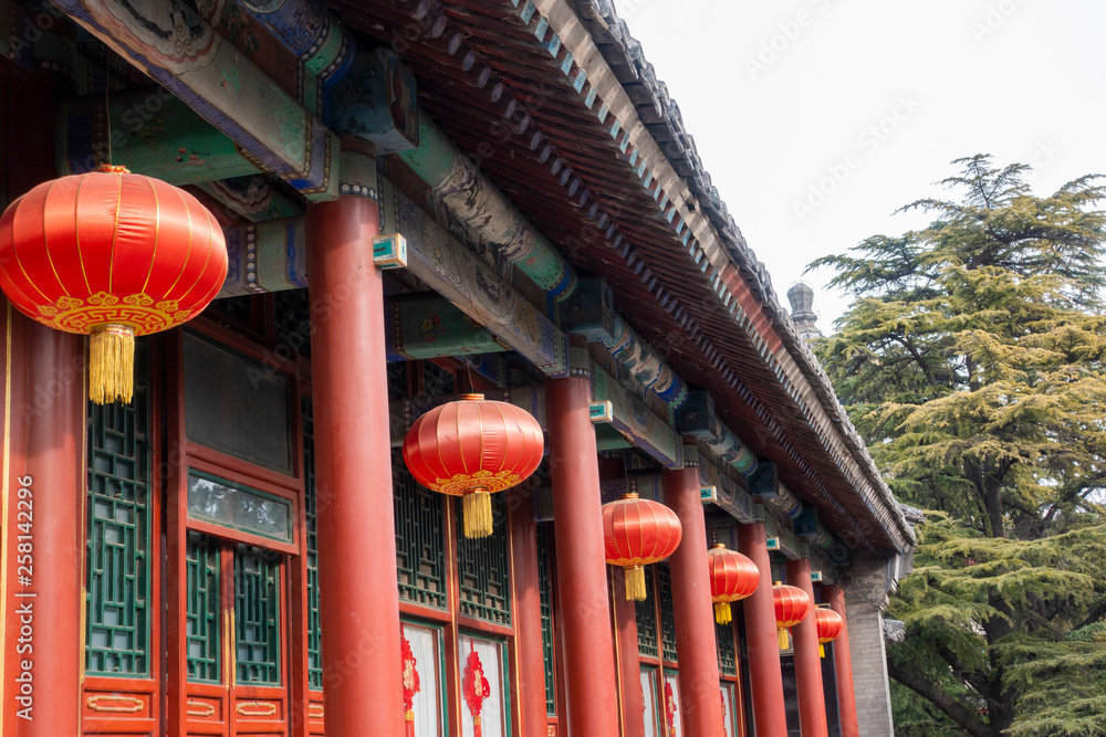 BEIJING, CHINA - DECEMBER 22, 2018: Summer Palace in Beijing BEIJING, CHINA - DECEMBER 22, 2018: Summer Palace in Beijing