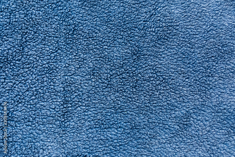 Blue towel frottee texture