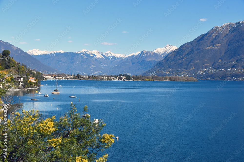 Panorama di Locarno,sul lago Maggiore