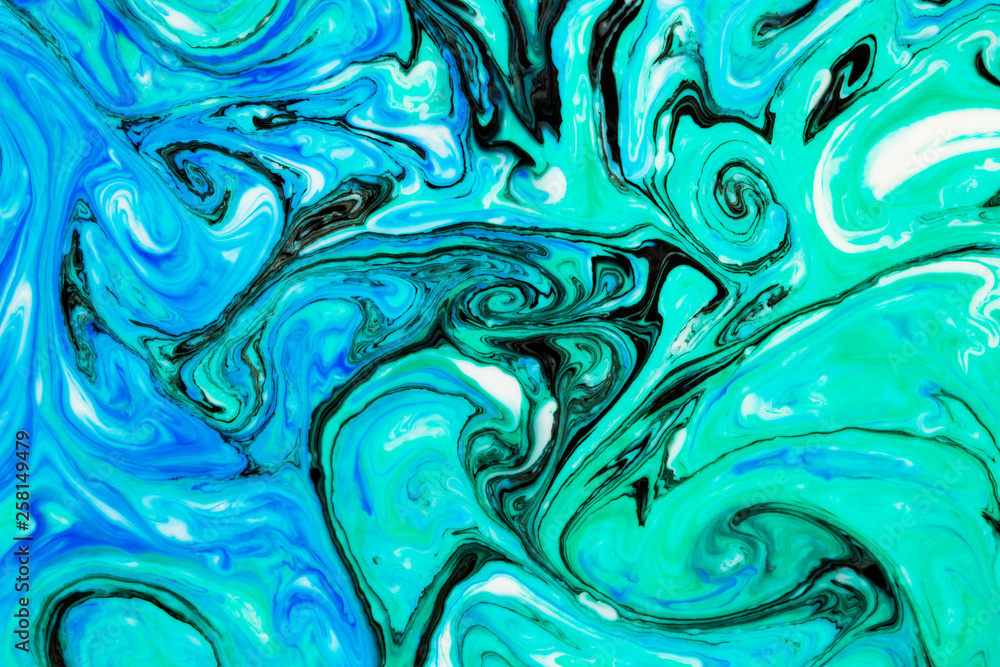 Beautiful abstract painting is a painting technique Ebru .Turkish Ebru style on the water with acrylic paints wring wave.Stylish combination of luxury.Contemporary art marble liquid texture Beautiful abstract painting is a painting technique Ebru .Turkish Ebru style on the water with acrylic paints wring wave.Stylish combination of luxury.Contemporary art marble liquid texture