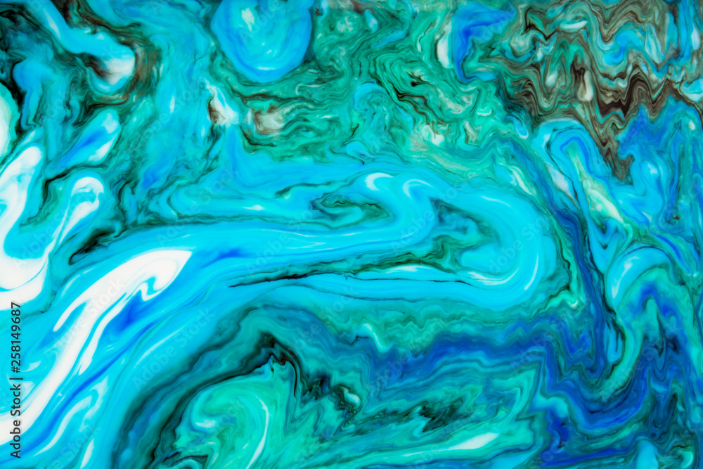 Beautiful abstract painting is a painting technique Ebru .Turkish Ebru style on the water with acrylic paints wring wave.Stylish combination of luxury.Contemporary art marble liquid texture Beautiful abstract painting is a painting technique Ebru .Turkish Ebru style on the water with acrylic paints wring wave.Stylish combination of luxury.Contemporary art marble liquid texture