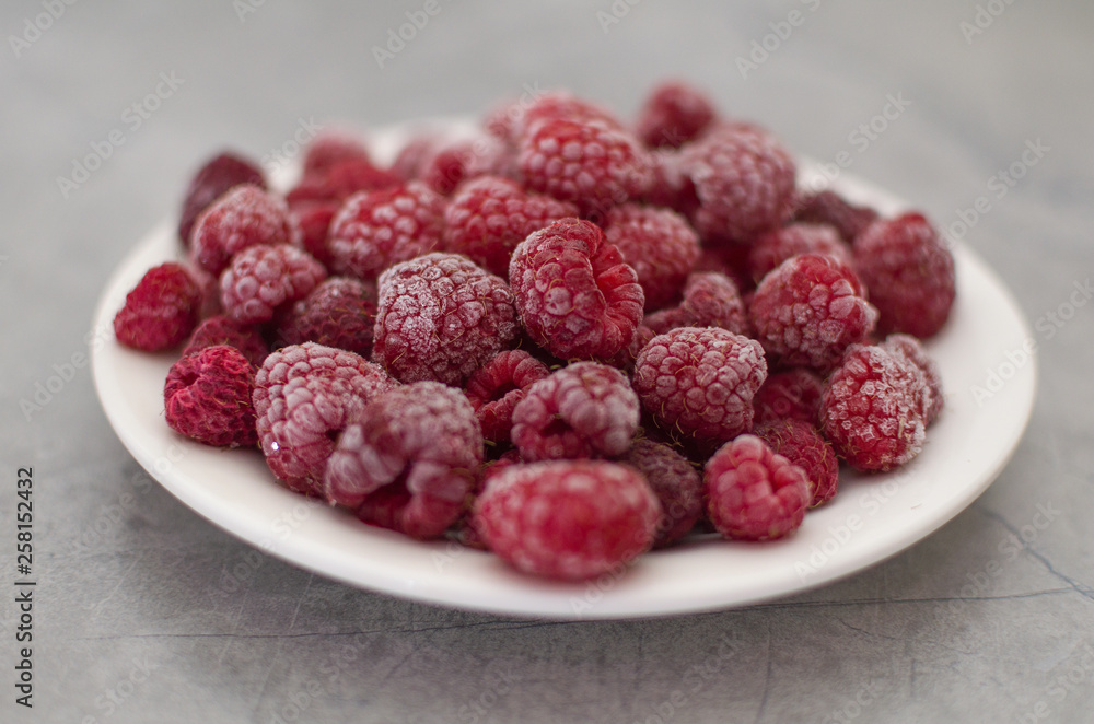 raspberry on a plate raspberry on a plate