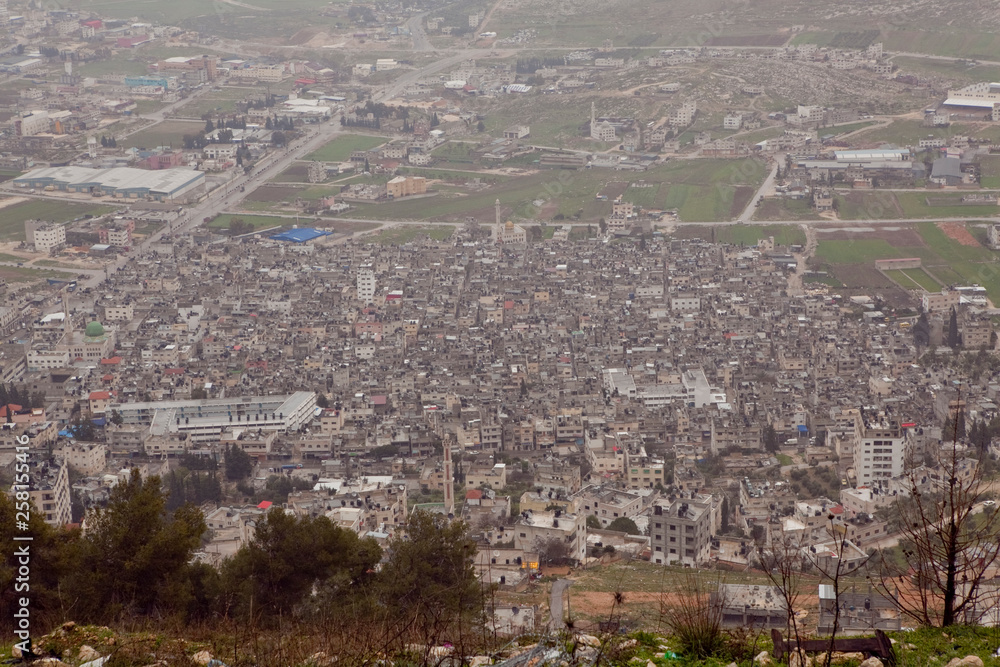 View of the city of Nablus