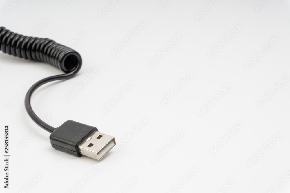 Universal recharger head isolated on white background. Selective focus and crop fragment Universal recharger head isolated on white background. Selective focus and crop fragment