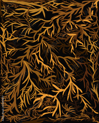 Tree stems or branches illustration background 