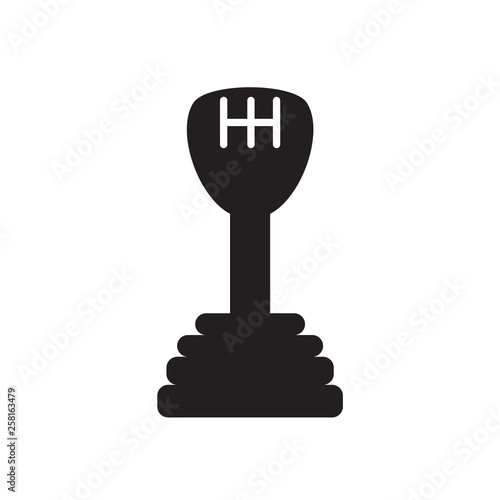 gear stick icon- vector illustration