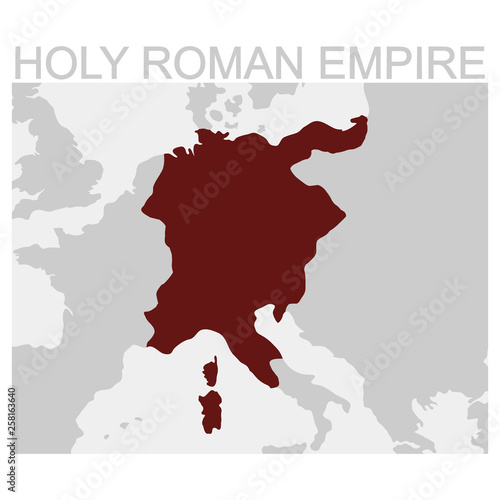 vector map of the Holy Roman Empire