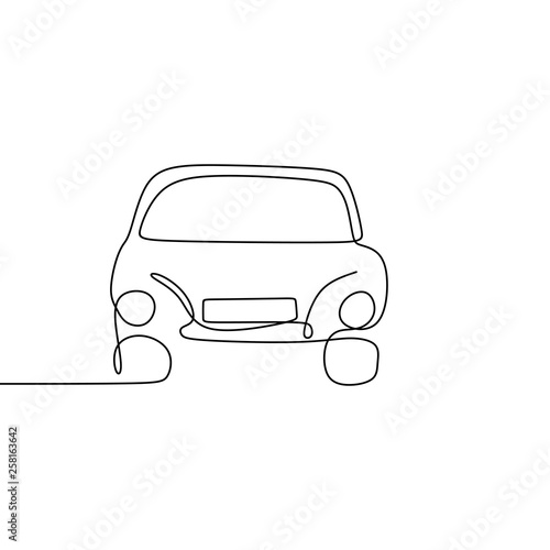 continuous line drawing of ...