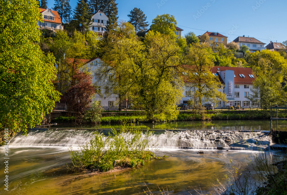 Backnang Wehr an der Talstraße frontal