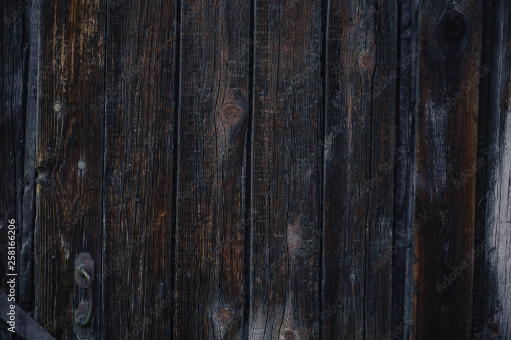 Obraz premium Old wooden wall texture with natural patterns