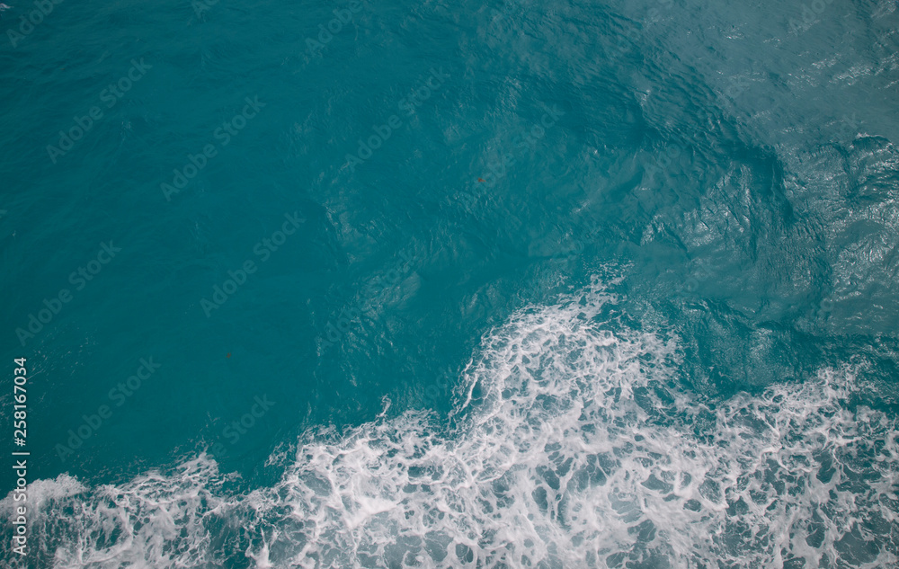 Obraz premium aerial view of the caribbean sea