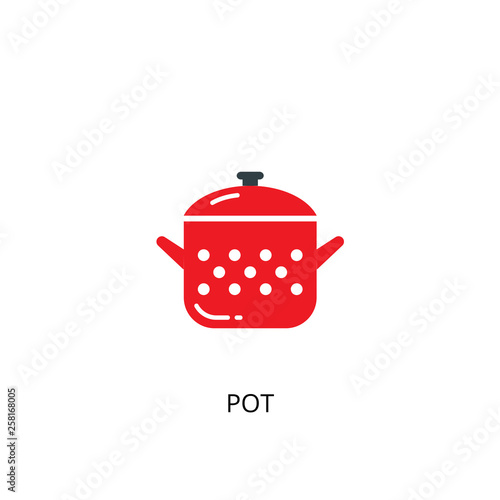 Pot vector icon