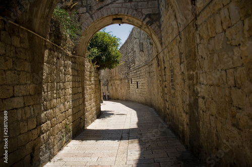 The walls of the Old City of Jerusalem  the Holy Land