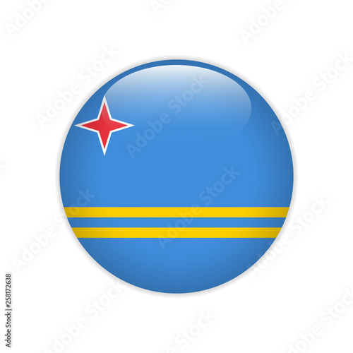 Free Download Flag Aruba button - GFXLoad