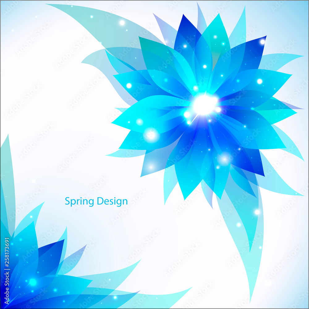 Vector abstract flower background Vector abstract flower background