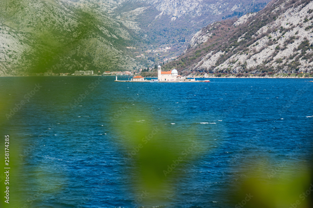 Our Lady of the Rocks in Perast .Bay of Kotor.Montenegro