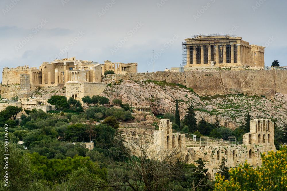 The Acropolis in Athens, Greece