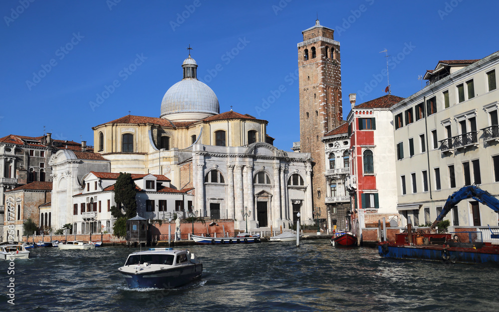 San Geremia church on the Grand Canal in Venice, Italy