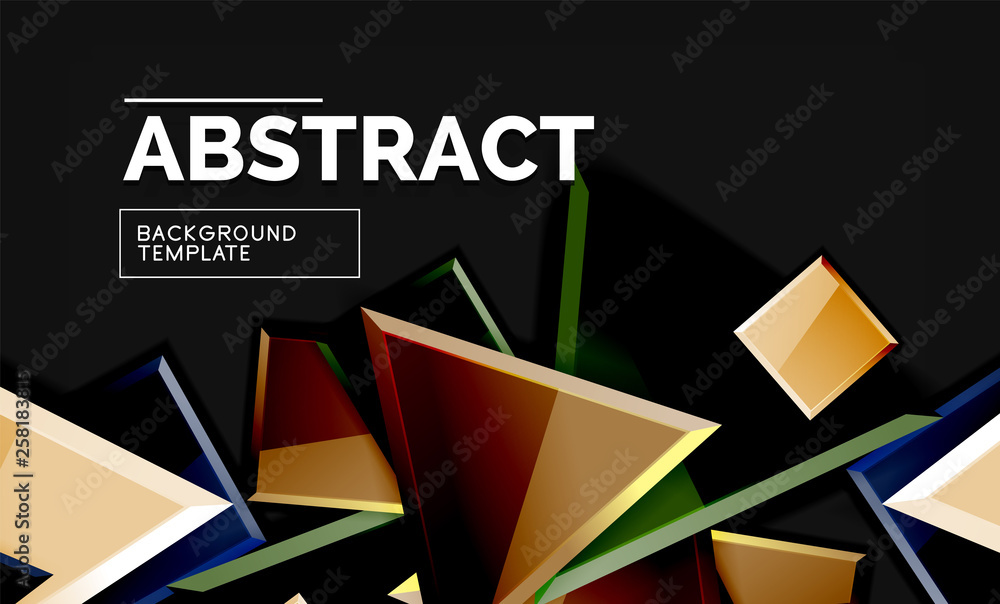 Shiny style geometric background Shiny style geometric background