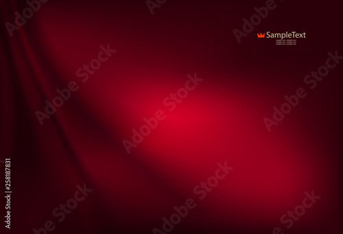 Smooth dark red background with smooth gentle stripes