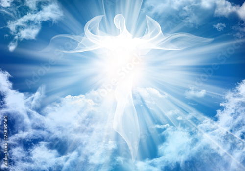 Φωτογραφία Illustration abstract white angel