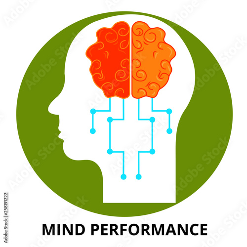 Mind Performance Abstract Icon Surrealism Vector