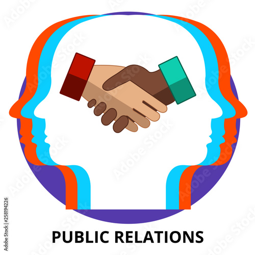 Public Relations Abstract Icon Surrealism Vector