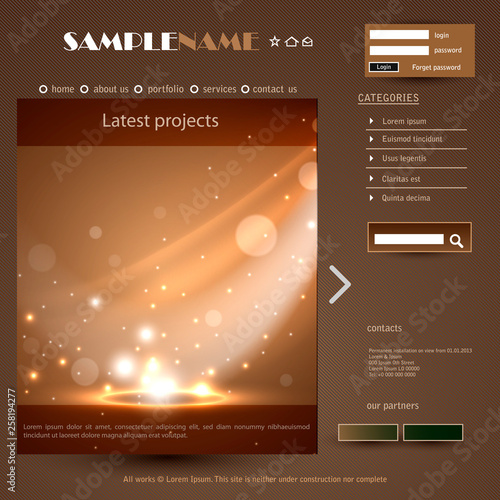 Web Design Frame Vector