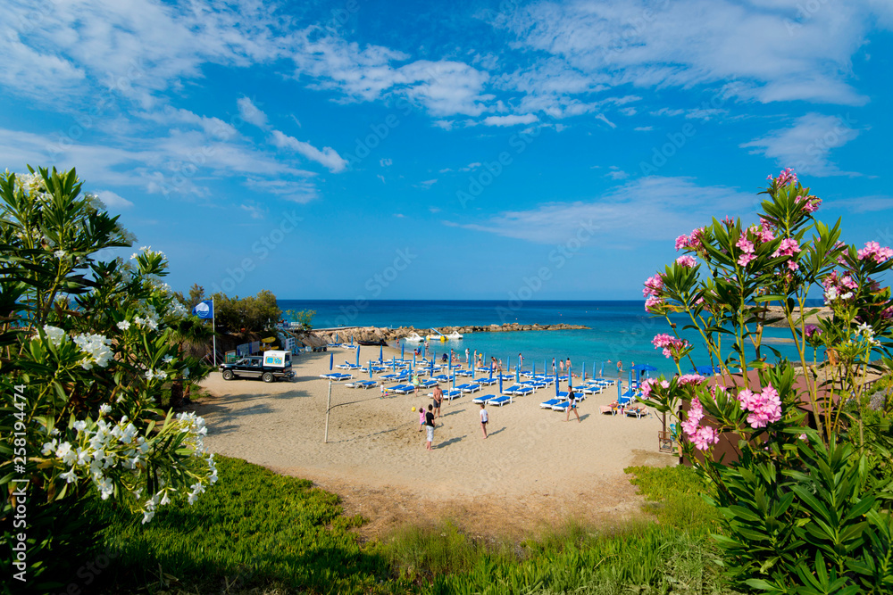 Naklejka premium Protaras beach side