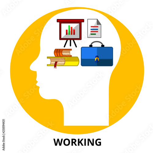 Working Abstract Icon Surrealism Vector