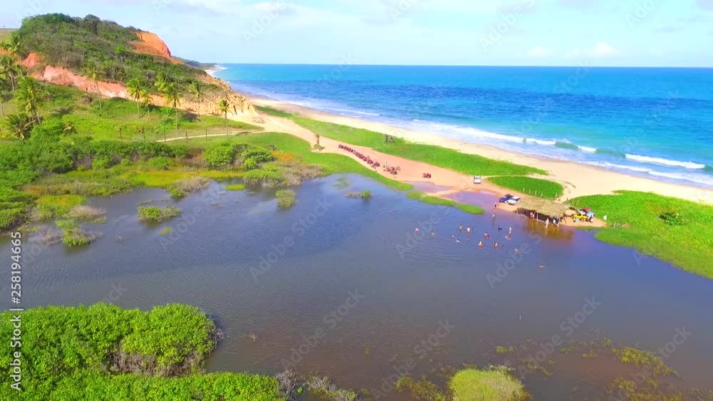 Beautiful beach in Brazil - Gunga Beach Beautiful beach in Brazil - Gunga Beach