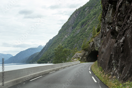  Road tunnel entrance in Norway