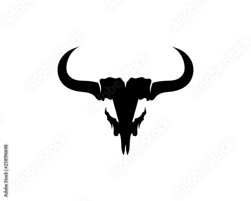 Bull horn logo and symbols template icons app © anggasaputro08