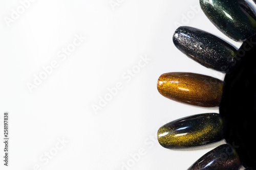 palette for choosing nail design