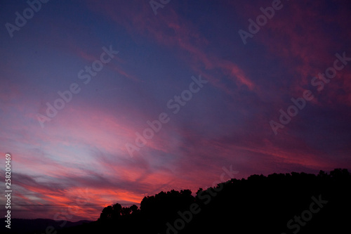 A crazy sunset in Israel Views of the Holy Land