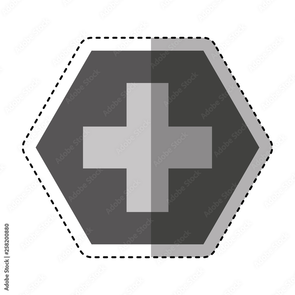 Fototapeta premium screw metal isolated icon