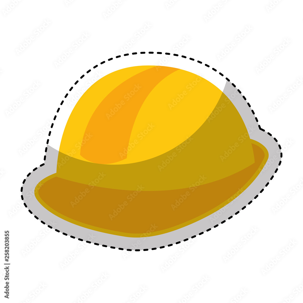 construction helmet isolated icon construction helmet isolated icon