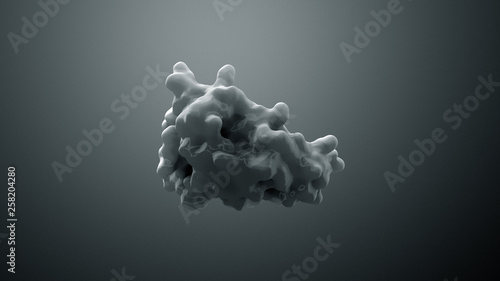Fototapeta Naklejka Na Ścianę i Meble -  3d illustration protein or enzyme