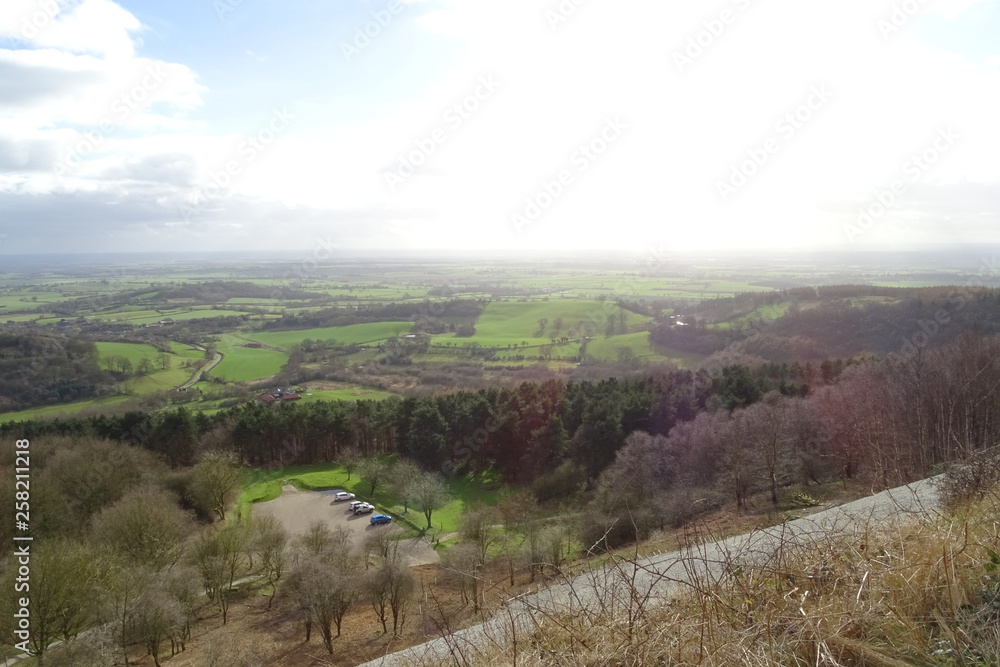 Views from Sutton Bank and Kilburn, North Yorkshire Moors