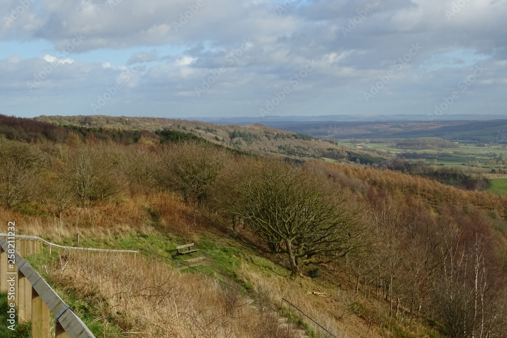 Views from Sutton Bank and Kilburn, North Yorkshire Moors Views from Sutton Bank and Kilburn, North Yorkshire Moors