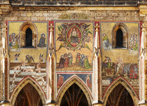 The Last Judgment mosaic on St. Vitus Cathedral in Prague