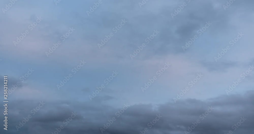 Time lapse Nature background Ominous clouds drift slowly across the sky, threatening rain Time lapse Nature background Ominous clouds drift slowly across the sky, threatening rain