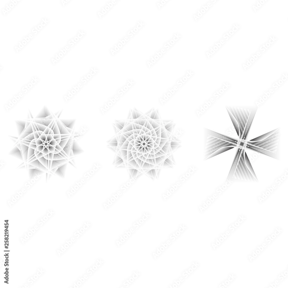 Holiday patterns of stars and flowers for gifts ground Holiday patterns of stars and flowers for gifts ground