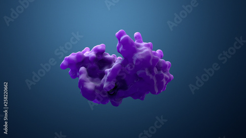 Fototapeta Naklejka Na Ścianę i Meble -  3d illustration protein or enzyme