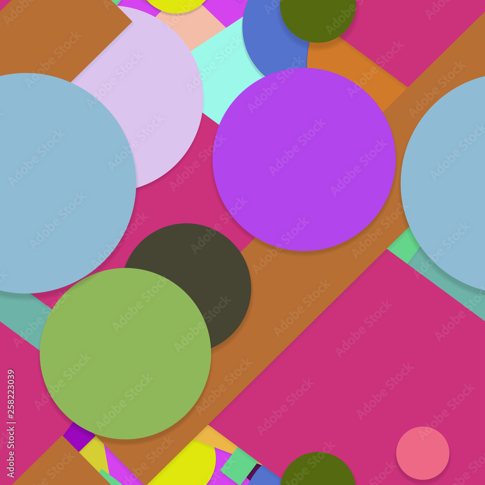 Flat material design - Creative vector trend seamless Flat material design - Creative vector trend seamless