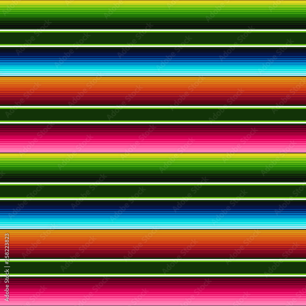 Serape Seamless Pattern - Colorful Mexican fabric repeating pattern design Serape Seamless Pattern - Colorful Mexican fabric repeating pattern design